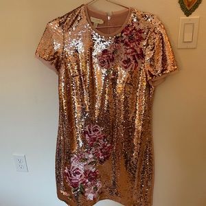 Ted Baker pink sequin dress